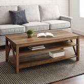 48" A Frame Farmhouse Coffee Table in Reclaimed Barnwood